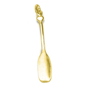 Canoe Paddle Charm in 10K Gold